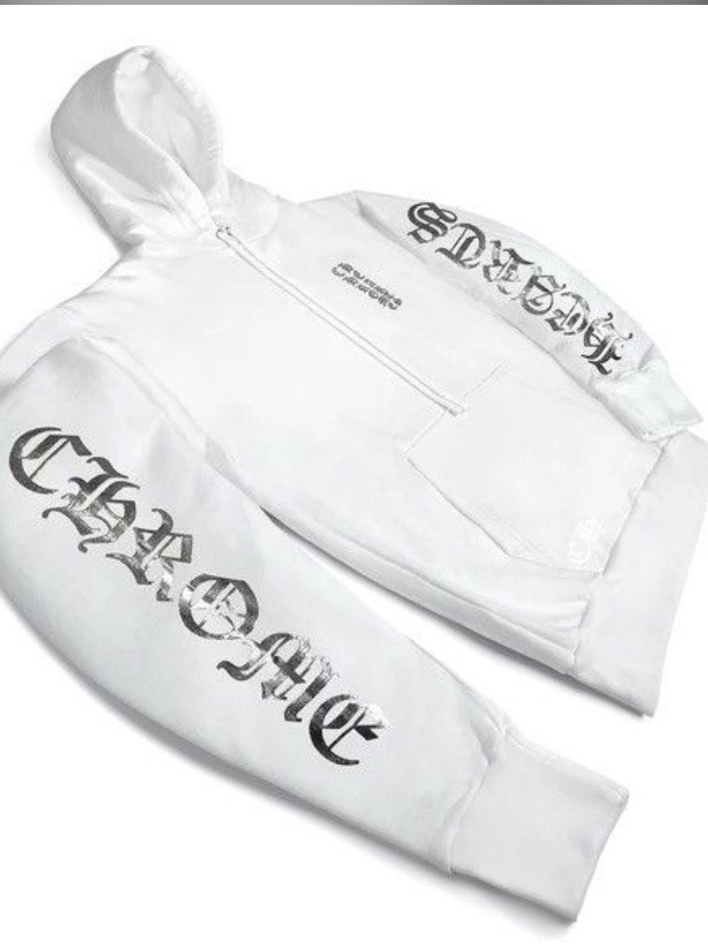 Chrome Hearts White Foil Hoodie